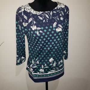 Charter Club Intrpid blue top